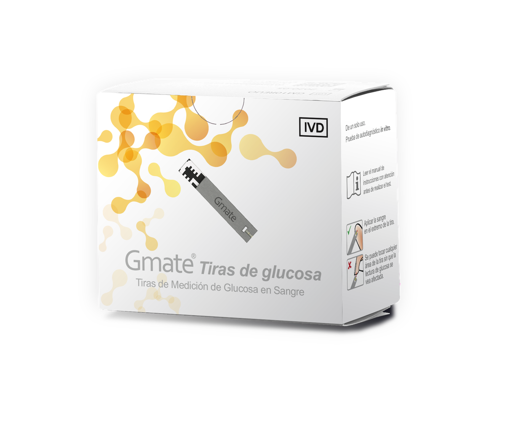 Gmate Tiras Reactivas x 50