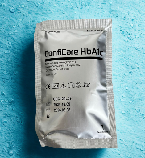 POCT Conficare M1 HbA1c Cartuchos